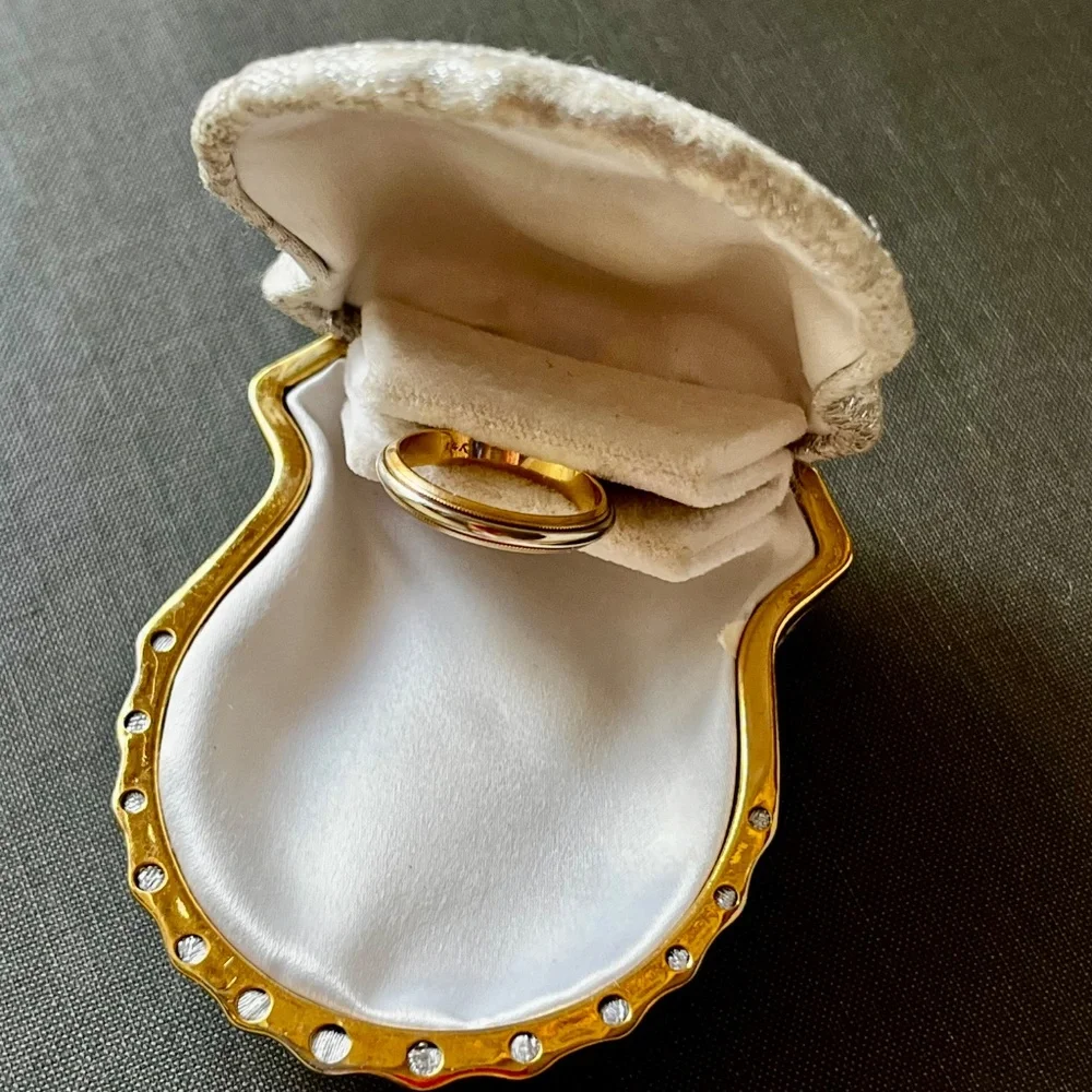 Milgrain Band Ring 14k / Size 6 - Picture 5 of 5